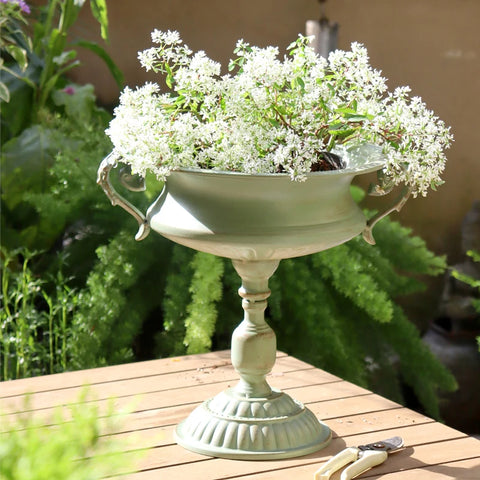 Bird Bath Flower Pot-ToShay.org