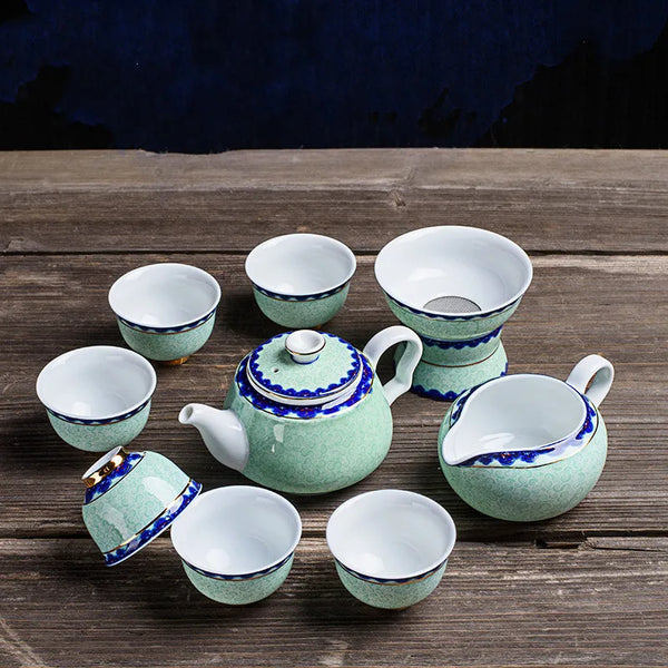 Blue White Porcelain Tea Sets-ToShay.org