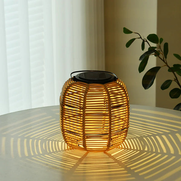 Rattan Solar Lantern-ToShay.org