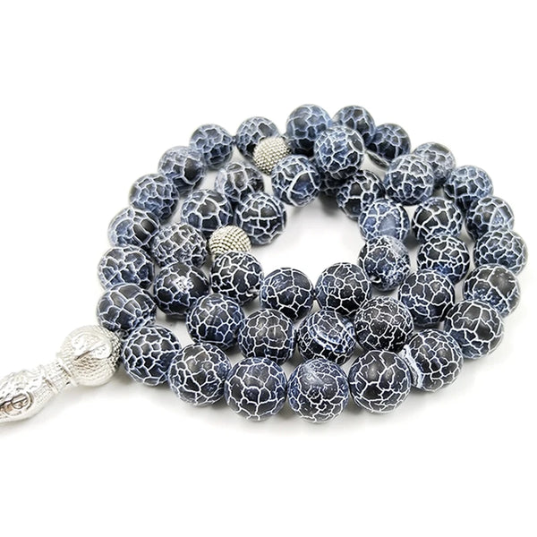 Blue Agate Prayer Beads-ToShay.org