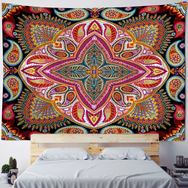 Flower Art Tapestry-ToShay.org