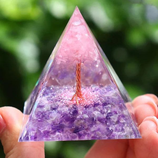 Energy Tree of Life Orgonite Pyramid-ToShay.org