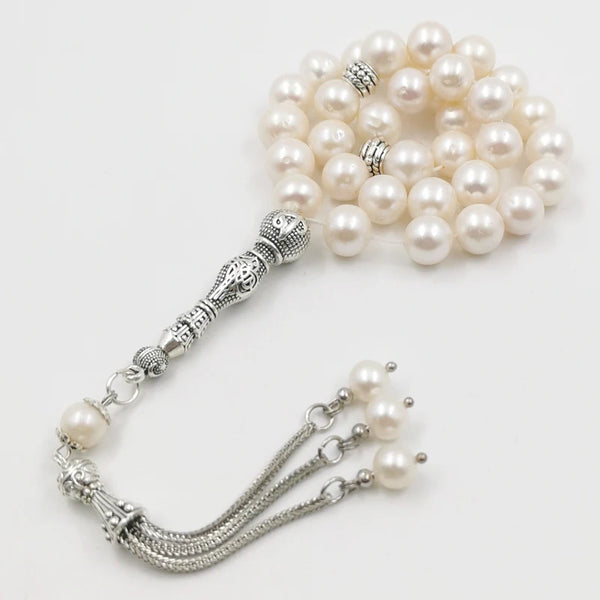 White Pearl Prayer Beads-ToShay.org