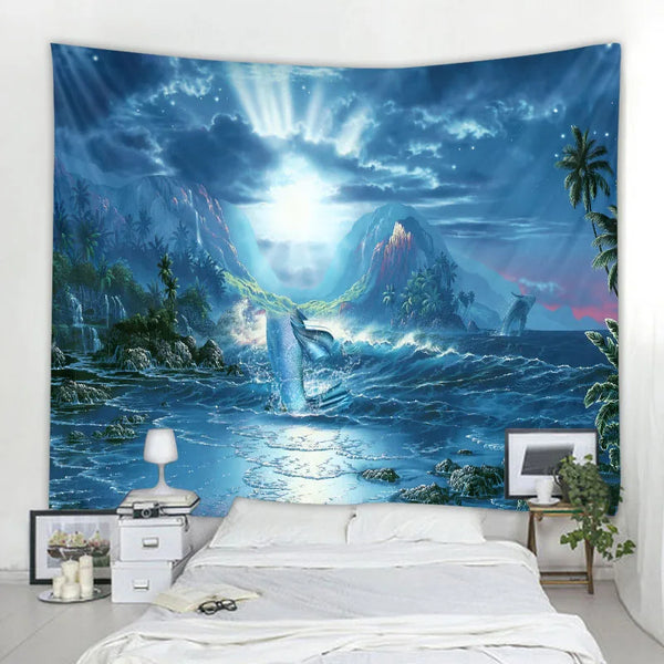 Mermaid Art Tapestry-ToShay.org