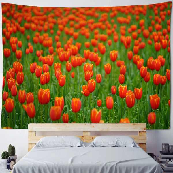 Flower Art Tapestry-ToShay.org