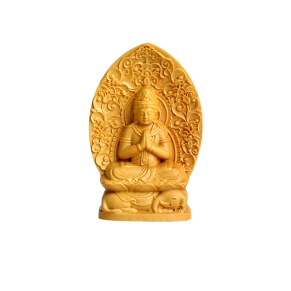 Wood Guan Yin Buddha-ToShay.org