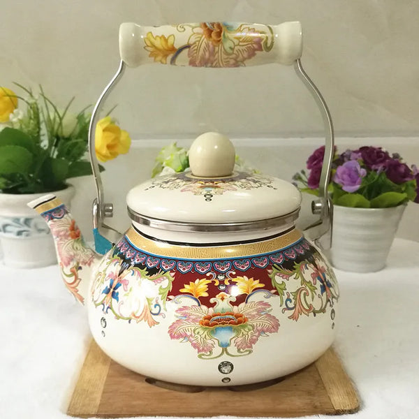 Glazed Porcelain Tea Kettle-ToShay.org