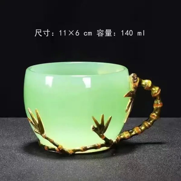 Clear Porcelain Tea Cups-ToShay.org