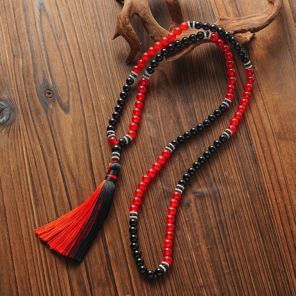 Red Agate Mala Beads-ToShay.org