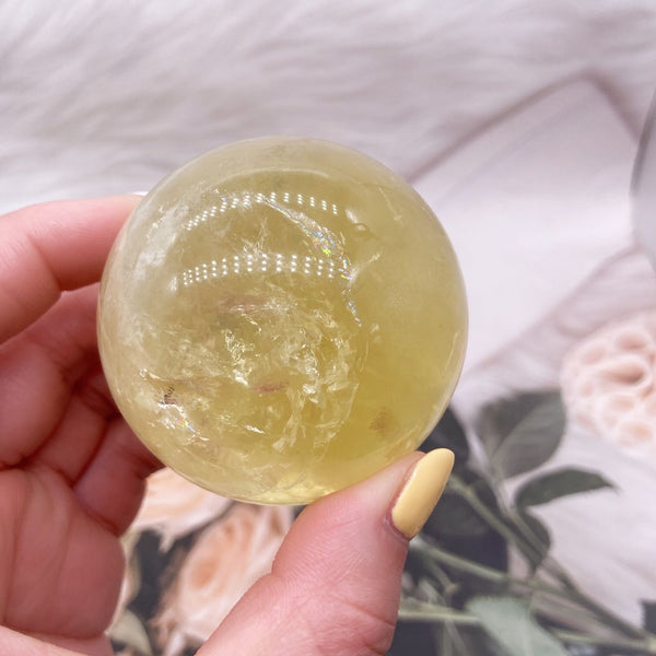 Yellow Citrine Crystal Ball-ToShay.org