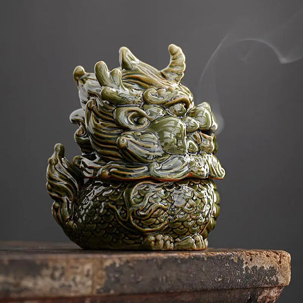 Foo Dragon Incense Holder-ToShay.org