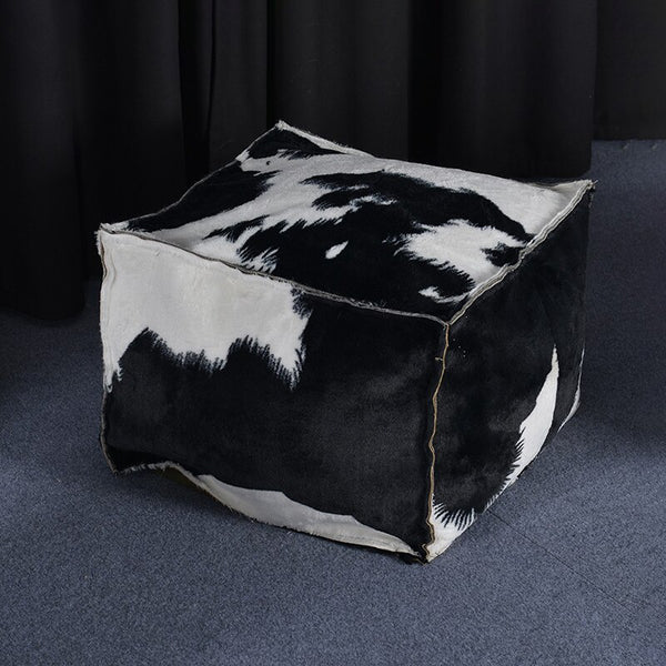 Cowhide Footstool Cover-ToShay.org