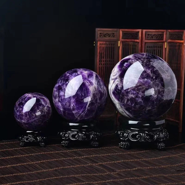 Purple Dream Amethyst Ball-ToShay.org