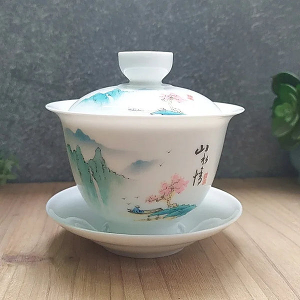 Gaiwan Ceramic Tea Tureen-ToShay.org