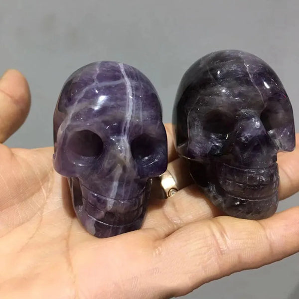 Purple Dream Amethyst Skull-ToShay.org