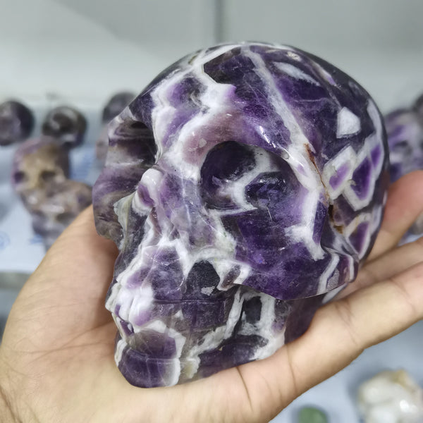 Purple Dream Amethyst Skull-ToShay.org