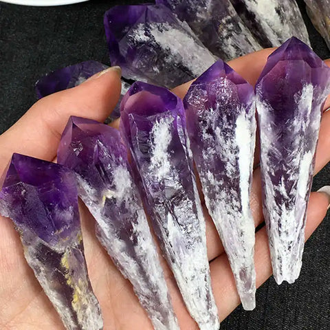 Purple Amethyst Crystal Scepter-ToShay.org