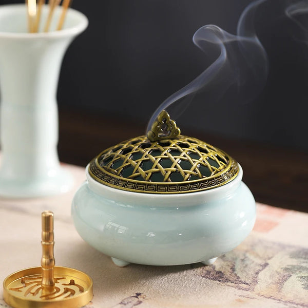 Brass Incense Burner Set-ToShay.org