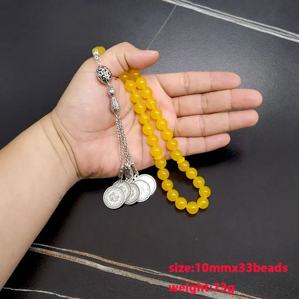 Yellow Chalcedony Prayer Beads-ToShay.org