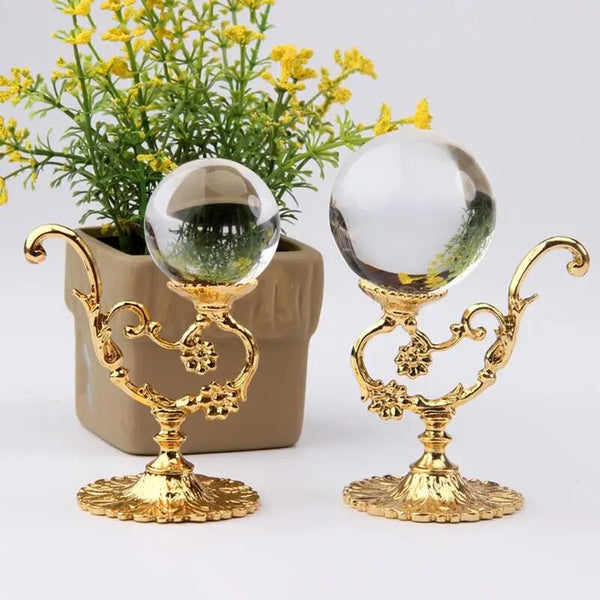 Gold Crystal Ball Stand-ToShay.org