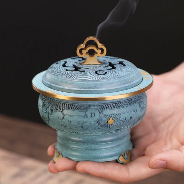 Cloud Copper Incense Burner-ToShay.org