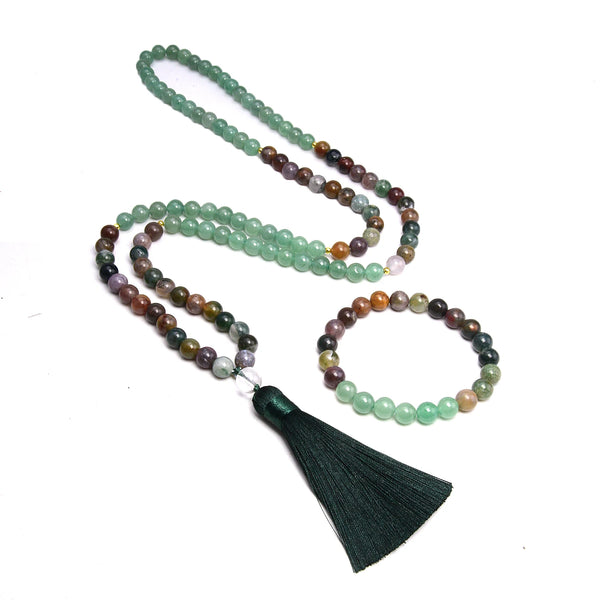 Green Aventurine Mala Beads-ToShay.org