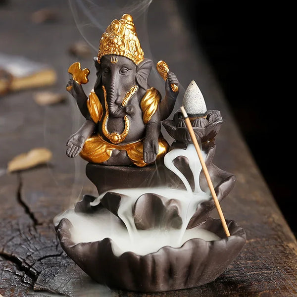 Ganesha Elephant Incense Burner-ToShay.org