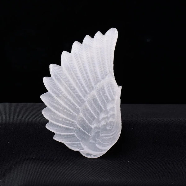 White Selenite Crystal Wings-ToShay.org