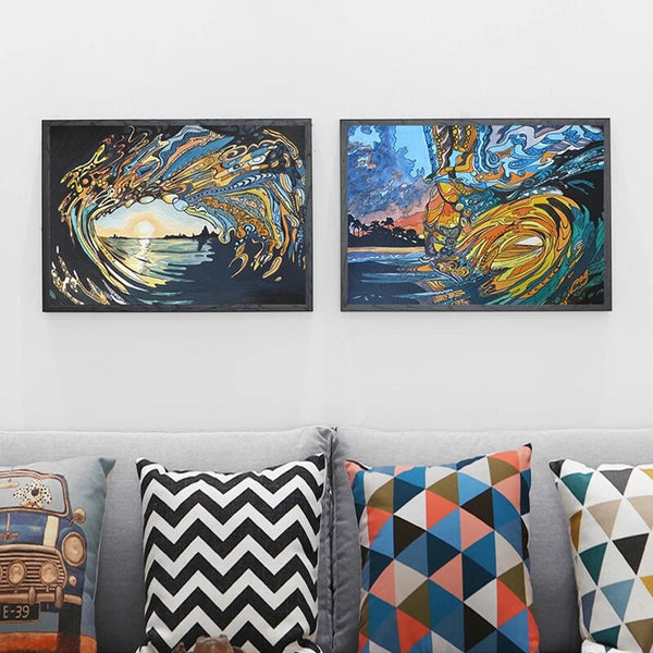 Surf Wave Wall Art-ToShay.org