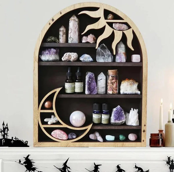 Black Arch Display Cabinet-ToShay.org