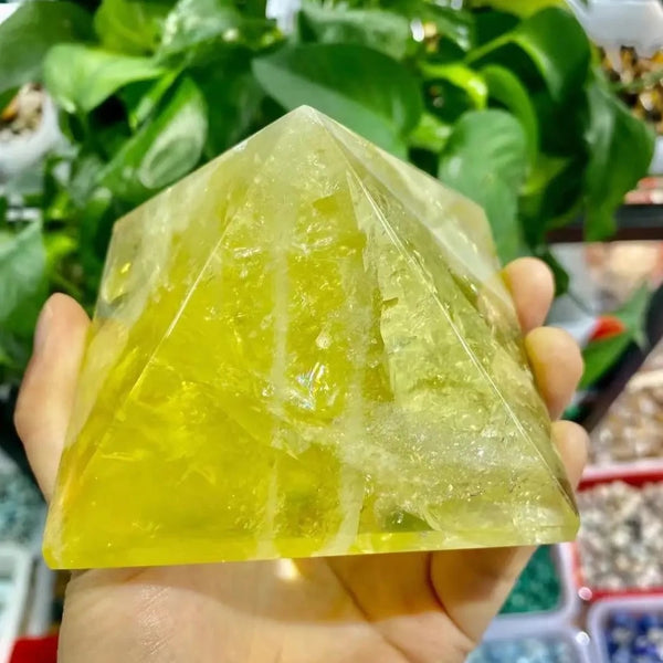 Yellow Quartz Pyramid-ToShay.org