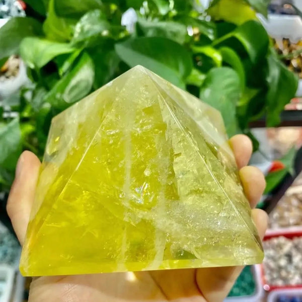 Yellow Quartz Pyramid-ToShay.org