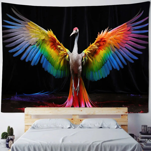 Forest Bird Art Tapestry-ToShay.org