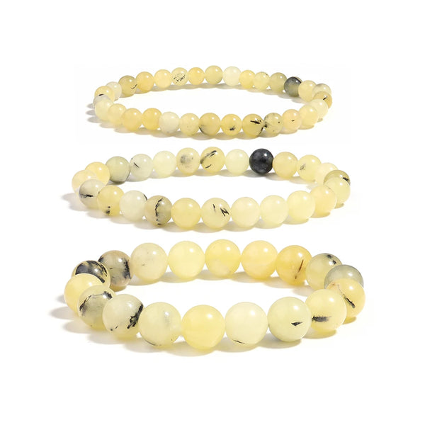 Yellow Opal Bead Bracelet-ToShay.org