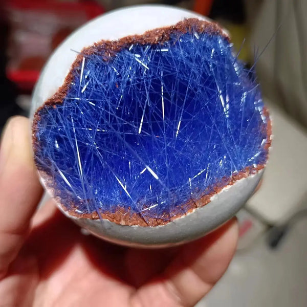 Blue Hair Crystal Cluster-ToShay.org