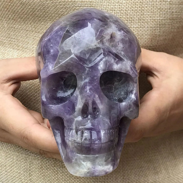 Purple Amethyst Skull-ToShay.org