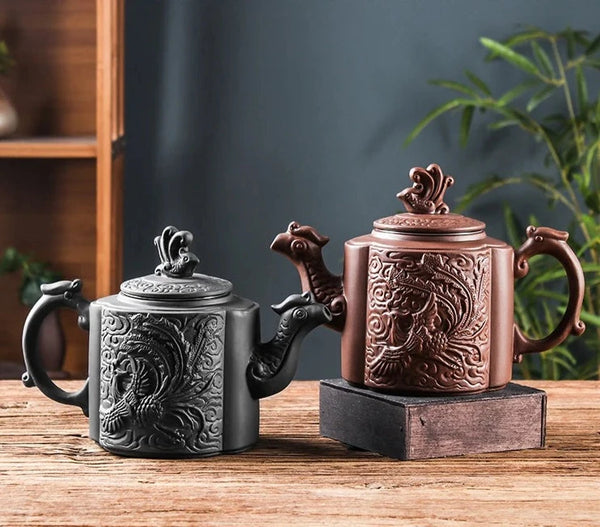 Dragon Clay Teapot-ToShay.org