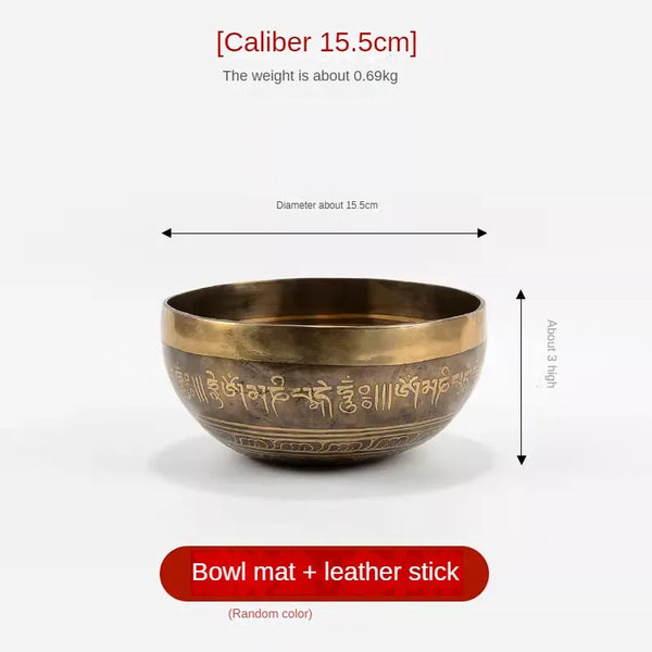 Tibetan Bronze Singing Bowl-ToShay.org