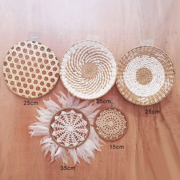 Straw Rattan Wall Basket-ToShay.org