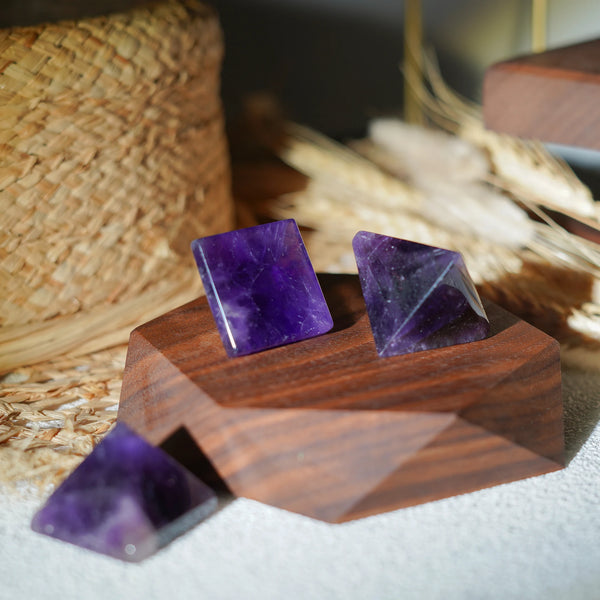 Purple Amethyst Pyramid-ToShay.org