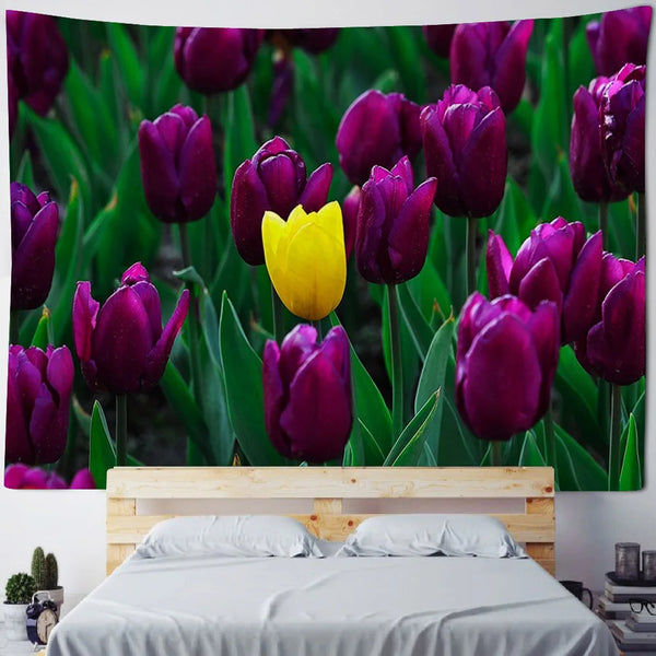 Flower Art Tapestry-ToShay.org