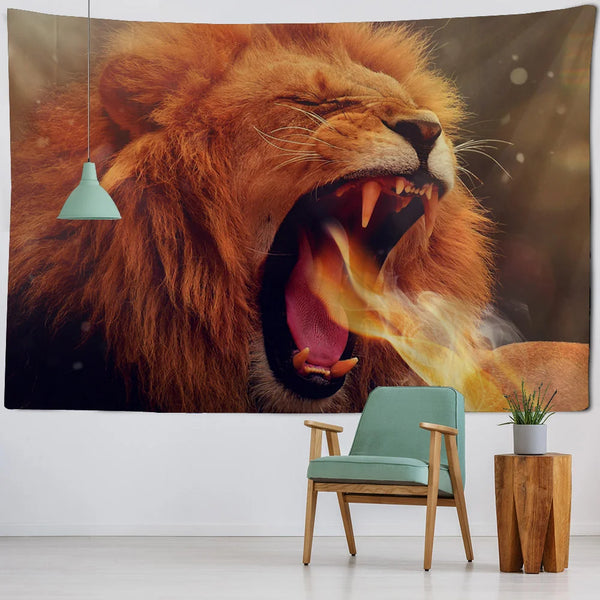 Lion Art Tapestry-ToShay.org