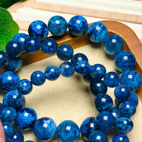 Blue Quartz Bead Bracelet-ToShay.org