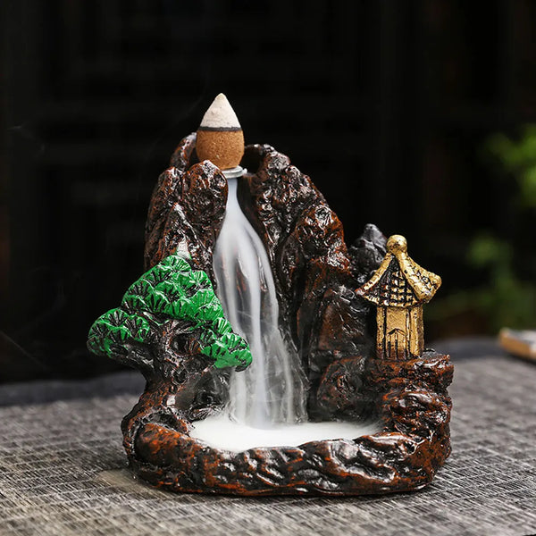 Waterfall Backflow Incense Burner-ToShay.org