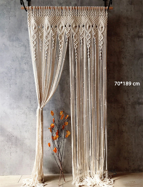 Macrame Door Curtain-ToShay.org