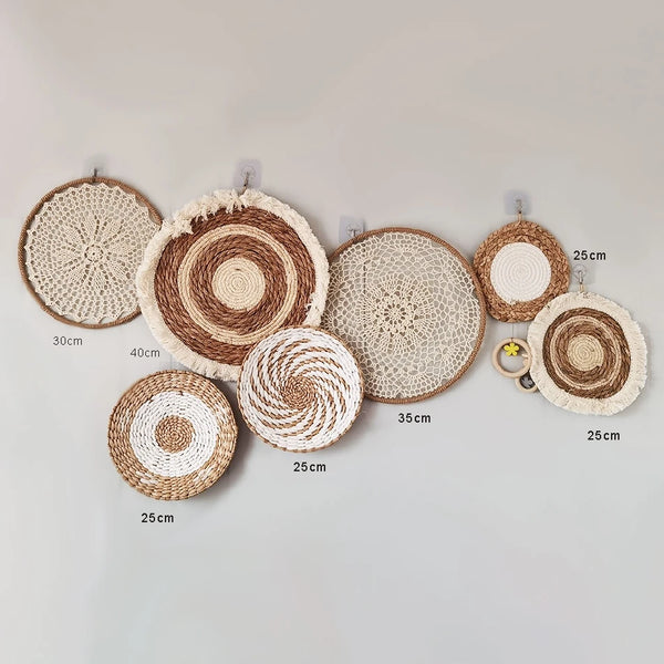 Straw Rattan Wall Basket-ToShay.org