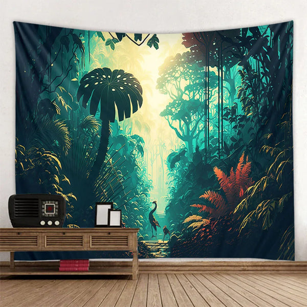 Tropical Rainforest Tapestry-ToShay.org