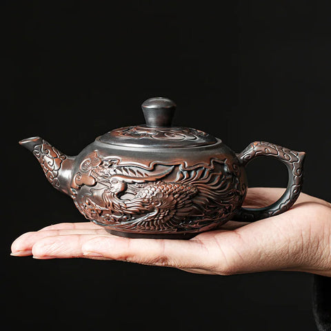 Dragon Clay Teapot-ToShay.org