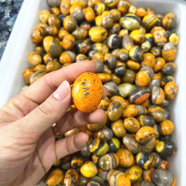 Yellow Bumblebee Jasper Stones-ToShay.org