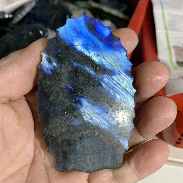 Blue Labradorite Madonna-ToShay.org